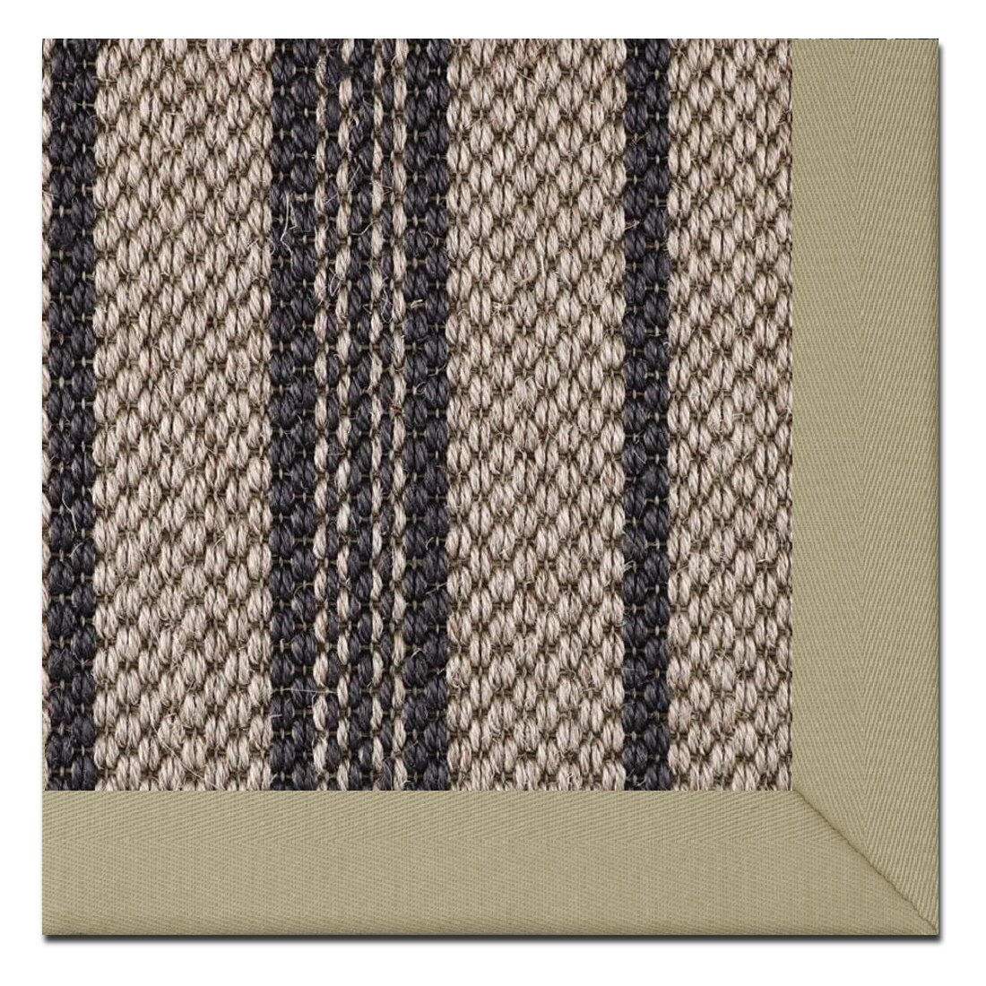 Meridian Slate Sisal Custom Area Rug - Custom Size or 5x7