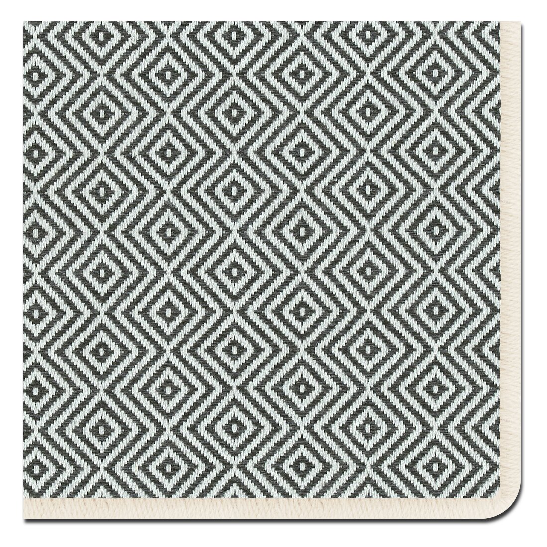 Echo Grey Synthetic Custom Area Rug - Custom Size or 5x7