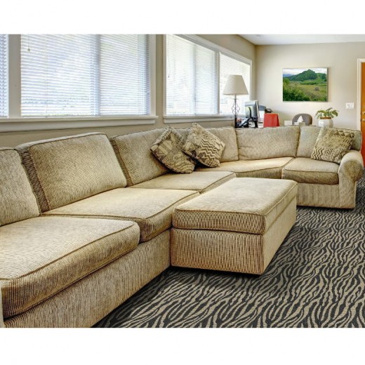 Custom Haven Grey, 60% Wool/40% Polyester Area Rug