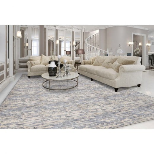 Custom Tranquility Desert, 68% SD Royaltron™ Polypropylene / 32% Polysilk Area Rug
