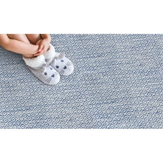 Custom Bamburi Denim, 100% Wool Area Rug