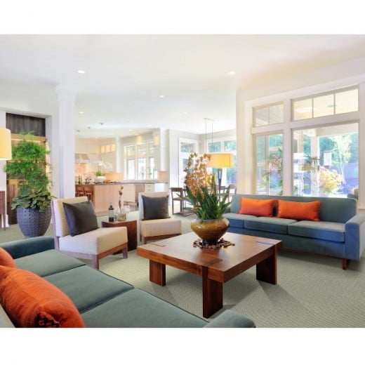 Custom Pavillion Brown, 100% Wool Area Rug