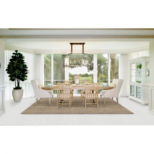 Custom Caracas Surf, 100% Sisal Area Rug