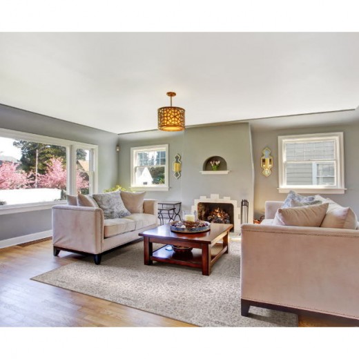 Custom Claudine Silvermine, 100% New Zealand Wool Area Rug