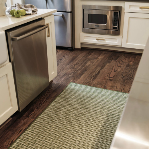 Custom Delta Lt. Blue, 100% UV Treated Polyester Area Rug