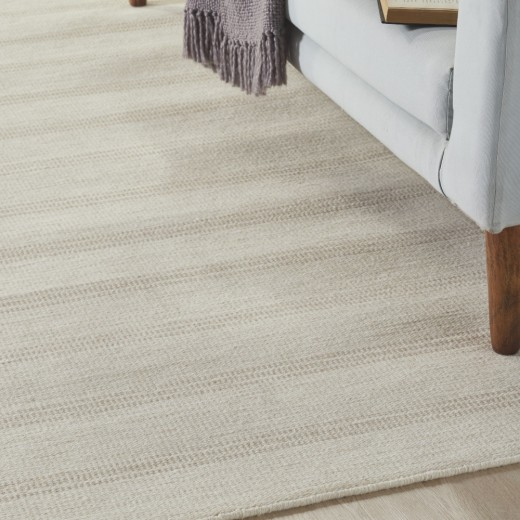 Custom Las Palmas Parchment, 100% Wool Area Rug