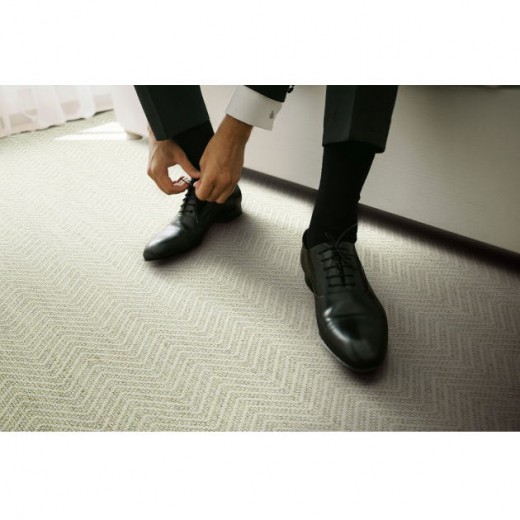 Custom Leverick Bay Cream, 100% Wool Area Rug