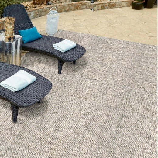 Custom Mythos Anthracite, 100% SD UV Stabilized Royaltron Polypropylene Area Rug