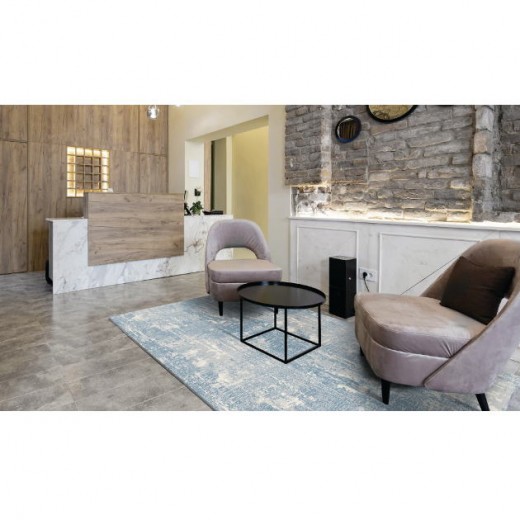 Custom Oxford Street Sky, 100% Nylon Area Rug