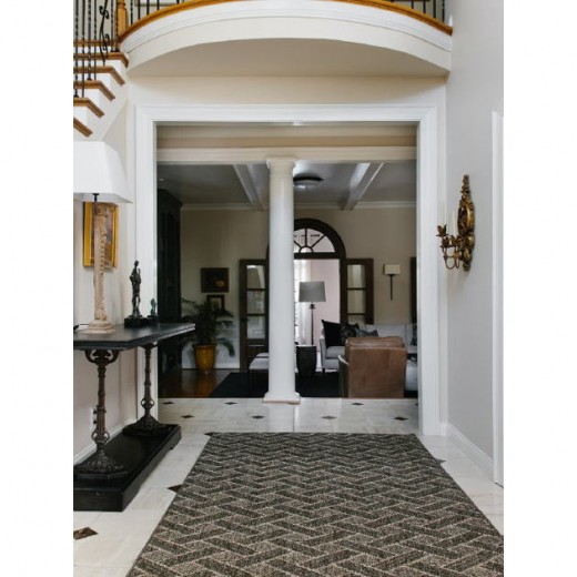 Custom Pathway Canvas, 100% Sisal Area Rug