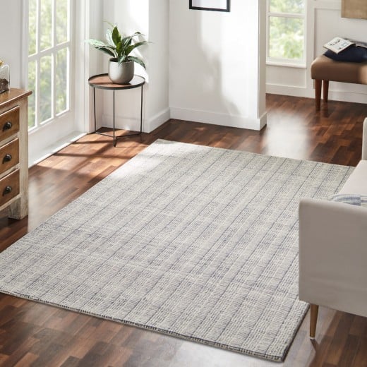 Custom Skylight Slate, 100% Wool Area Rug