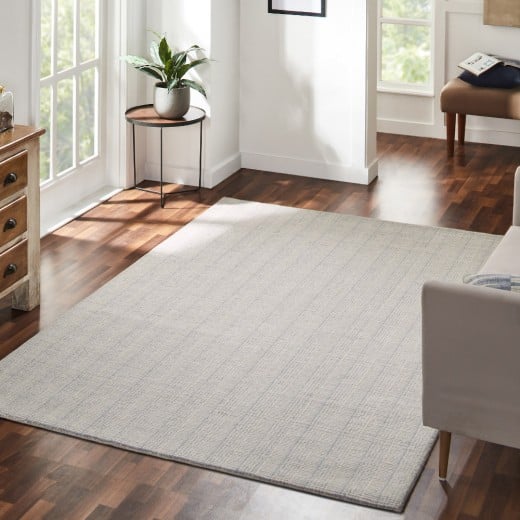 Custom Skylight Winter Mint, 100% Wool Area Rug