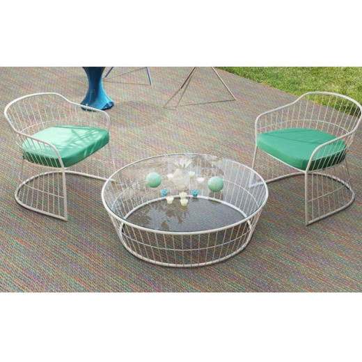 Custom Tahiti Chameleon, 100% Space-Dyed Polyester Area Rug