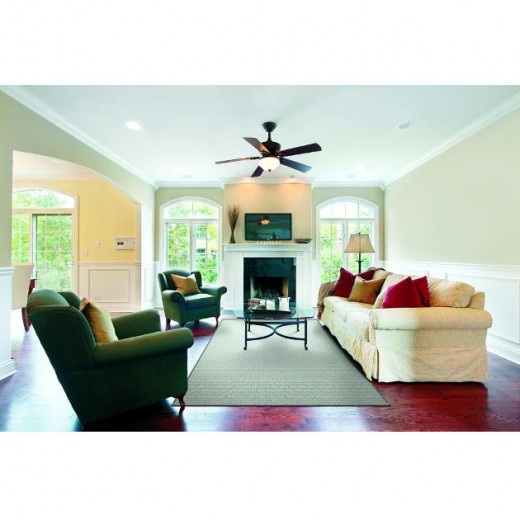 Custom Tillary Platinum, 50% Wool/50% Polyester Area Rug