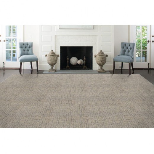 Custom Township Fossil, 100% Natural Wool Area Rug
