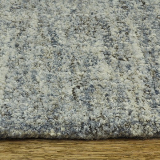 Custom Quarry Denim, 55% Nylon 45% Wool Area Rug