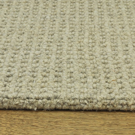 Custom Perennial Limestone, 100% Wool (undyed) Area Rug