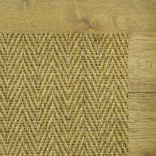 Custom Astute Traveler Brown, 100% Sisal Area Rug