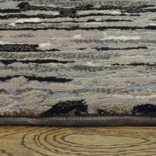 Custom Tranquility Onyx, 68% SD Royaltron Polypropylene / 32% Polysilk Area Rug