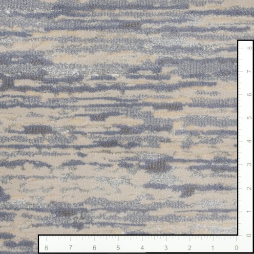 Custom Tranquility Sky, 68% SD Royaltron™ Polypropylene / 32% Polysilk Area Rug