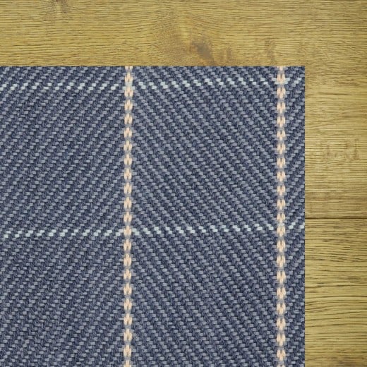 Custom Bahia Denim, 100% UV Stabilized Polysilk Area Rug