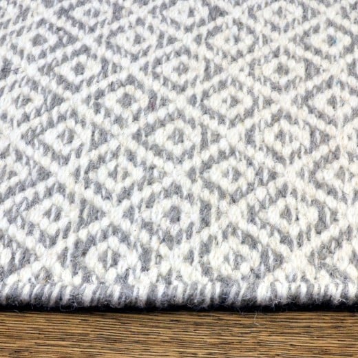 Custom Bamburi Denim, 100% Wool Area Rug
