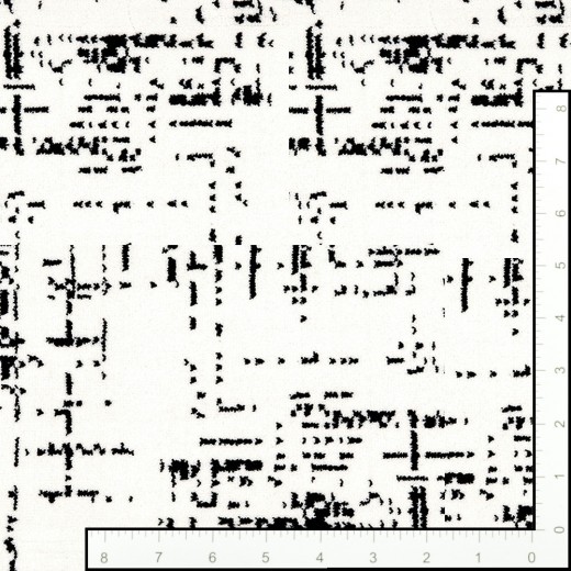 Custom Black and White Cloud, 100% Polypropylene Area Rug