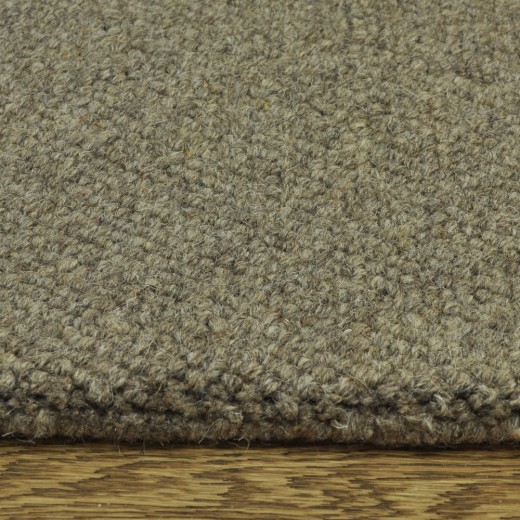 Custom Oblique Earth, 100% Wool (undyed) Area Rug