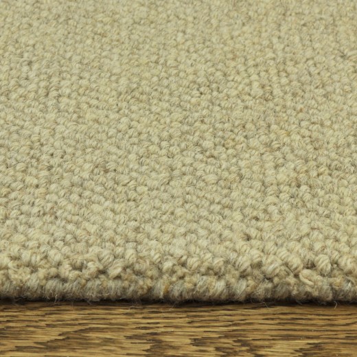 Custom Oblique Pearl, 100% Wool (undyed) Area Rug