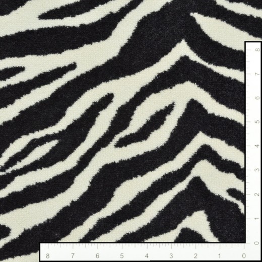 Custom Cape Town Collection Zebra, 100% Nylon Area Rug