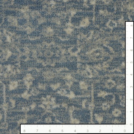 Custom Claudine Cornflower, 100% New Zealand Wool Area Rug