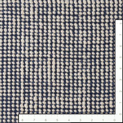 Custom Cosmo Navy, 70% Wool, 30% Polyester Area Rug