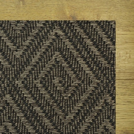 Custom Thistle Charcoal, 100% Polypropylene Area Rug