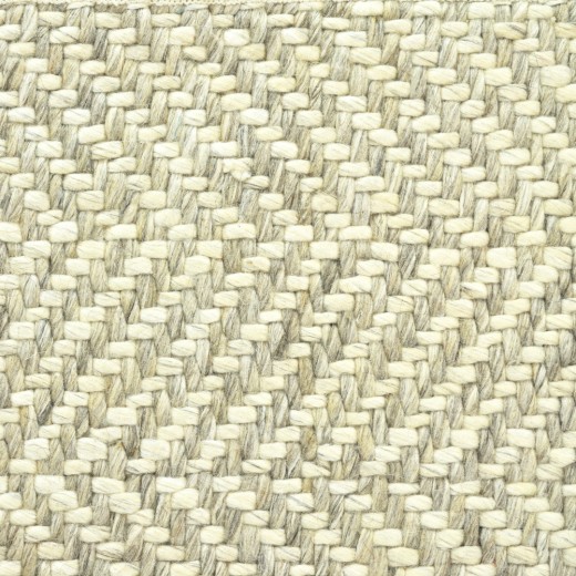 Custom Eustatia Island Grey, 60% Wool/40% Viscose Area Rug