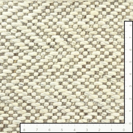 Custom Shorehaven Light Brown, 60% Wool/40% Viscose Area Rug