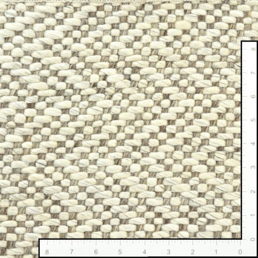 Custom Eustatia Island Light Brown, 60% Wool/40% Viscose Area Rug