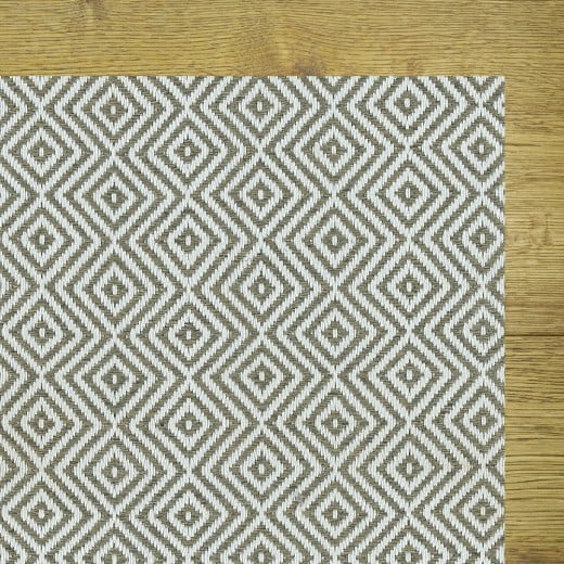 Custom Echo Taupe, 100% UV Treated Polyester Area Rug