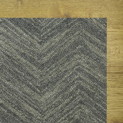 Custom Grandeur Gradient Flannel, 100% Wool Area Rug