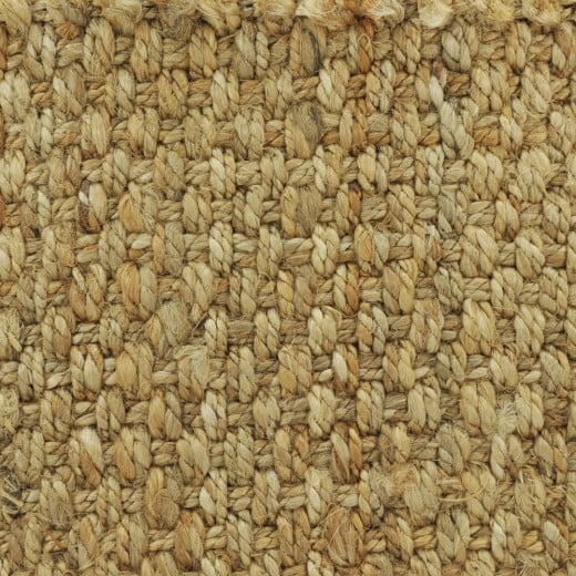 Custom Brilliance Gold, 100% Hand Spun Jute Area Rug