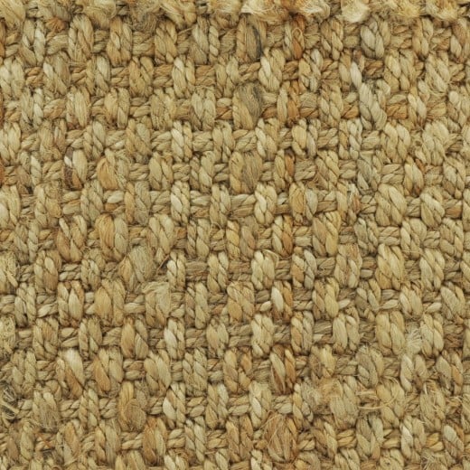 Custom Jute Panama Natural, 100% Hand Spun Jute Area Rug