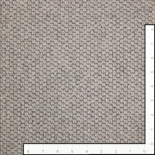 Custom Keystone Nordic Grey, 100% Wool Area Rug