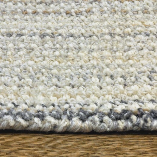 Custom Tablet Fossil, 55% Wool/45% Polysilk Area Rug