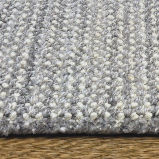 Custom Kindle Silver, 55% Wool/45% Polysilk Area Rug