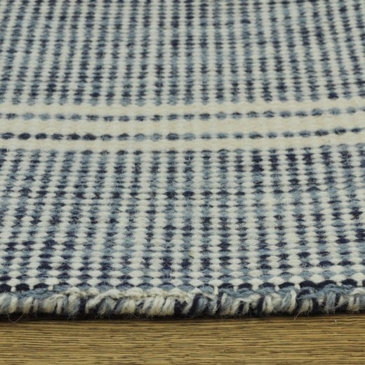 Custom Cloudscape Ocean, 100% Wool Area Rug