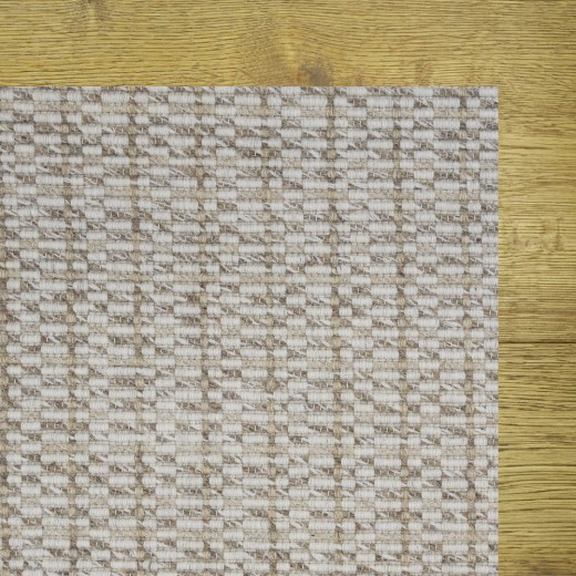 Custom Elation Cream, 100% Wool Area Rug
