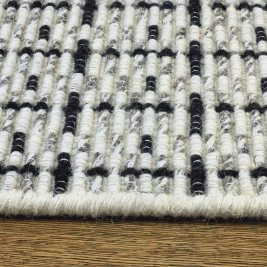 Custom Madin Domino, 100% Wool Area Rug