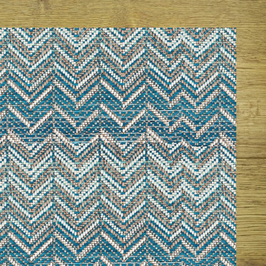 Custom Dawn Blue, 100% Polypropylene Area Rug