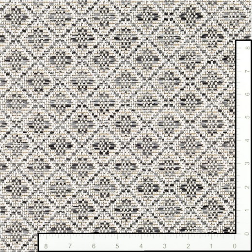 Custom Gemstone Silver, 100% Polypropylene Area Rug