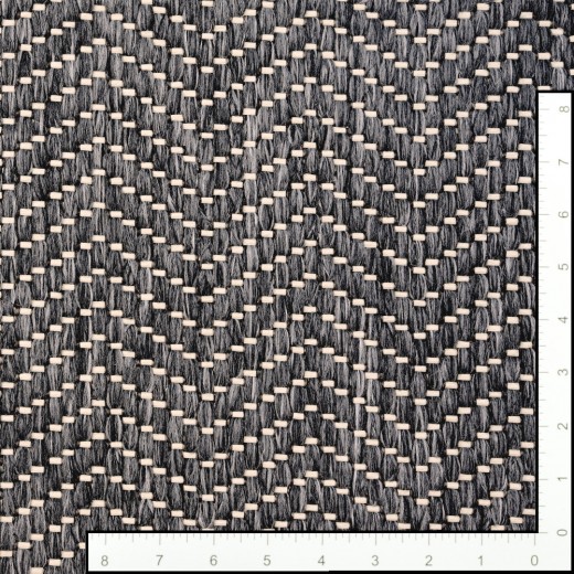 Custom Oasis Anthracite Synthetic Area Rug