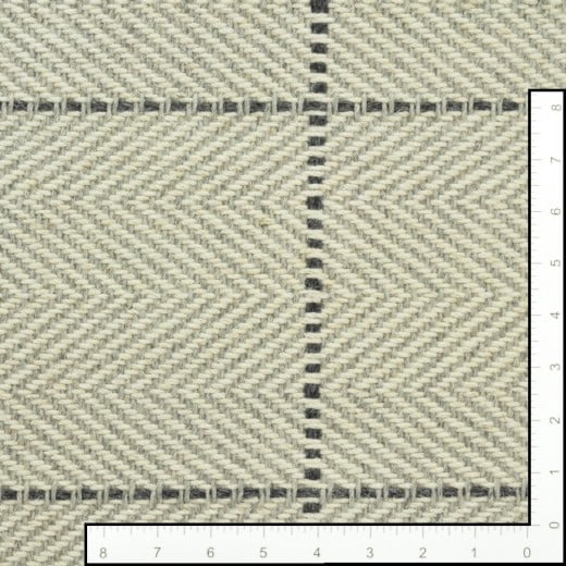 Custom Peter Island Squared Slate, 100% Wool Area Rug